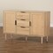 Baxton Studio Harrison MidCentury Modern Natural Brown Finished Wood and Natural Rattan 3Drawer Sideboard 223-12938-ZORO - alternate 8